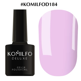 Gel polish Komilfo Deluxe Series No. D184 (light purple, enamel), 8 ml