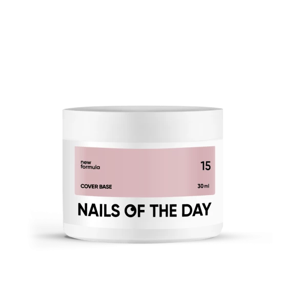 NAILSOFTHEDAY Cover base No. 15, 30 ml