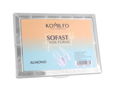 Komilfo SoFast Nail Forms Almond, 240 pcs