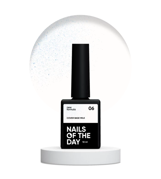 NAILSOFTHEDAY Cover base Milk shimmer №06, 10 мл