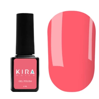 Гель-лак Kira Nails №098 (кораловий, неоновий), 6 мл