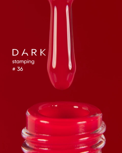 Lakier do stemplowania DARK nr 36, 10 ml (Ferrari)