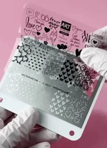 ART Stamping Plate for stamping Love is