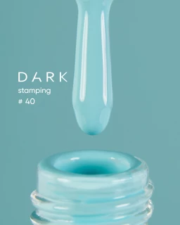 Lakier do stemplowania DARK nr 40, 10 ml (Tiffany)