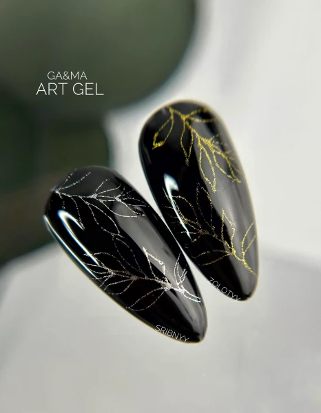 Ga&Ma Art gel Серебряный, 5 г