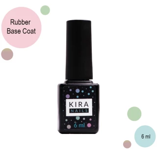 Kira Nails Rubber Base Coat - baza gumowa, 6 ml