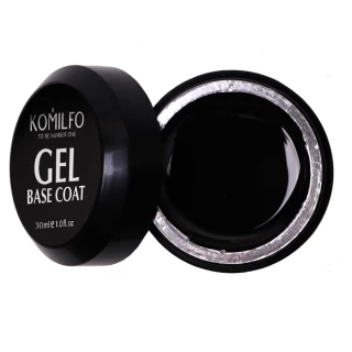 Komilfo Gel Base Coat - Baza-korektor pod lakier hybrydowy bez pędzelka, 30 ml