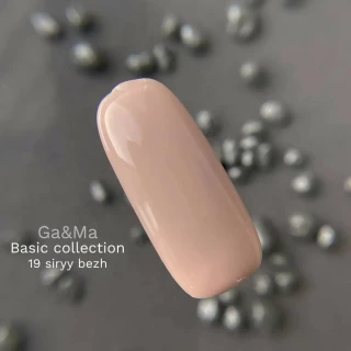 Ga&Ma Basic collection 019 сірий беж ,10 ml