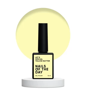 NAILSOFTHEDAY Let`s special Yellow Butter gel polish, 10 ml