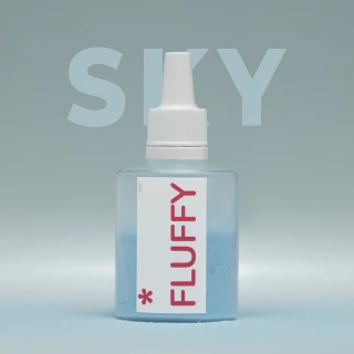 Easy Оксамитова пудра для нігтів Fluffy, Sky