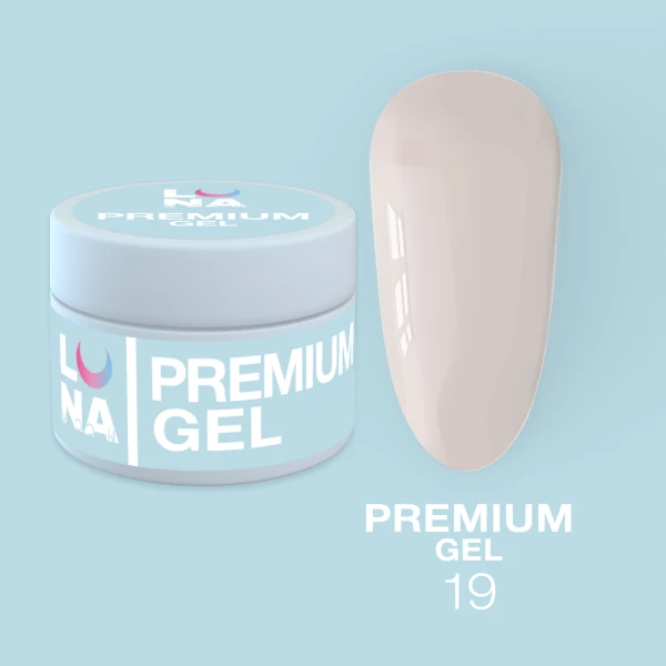 Luna Gel Premium №19, 15 ml