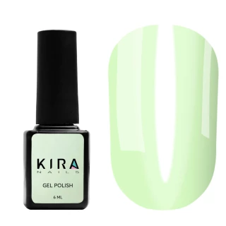 Гель-лак Kira Nails Vitrage №V20 (салатовий вітражний), 6 мл