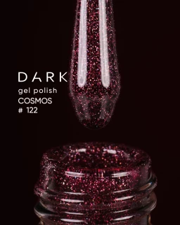 Dark gel polish Cosmos 122, 6 ml