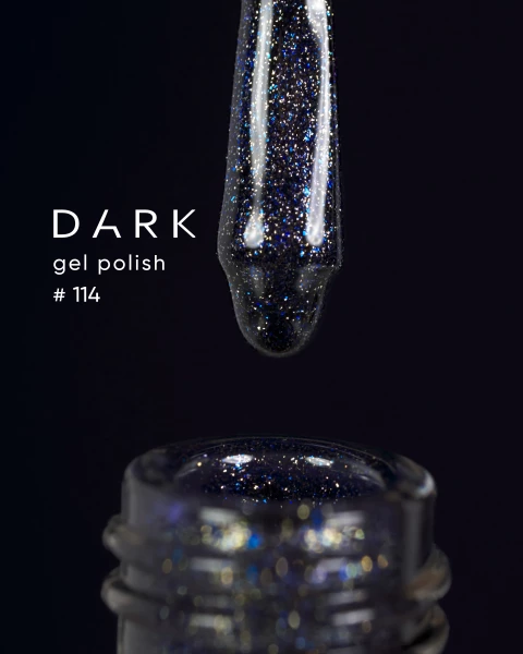 Dark gel polish (new collection) 114, 6 ml