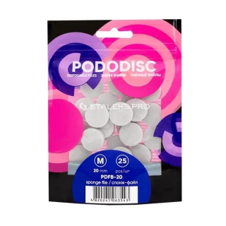 Сменные файлы для педикюрного диска PODODISC STALEKS PRO XS 100 грит (50 шт)