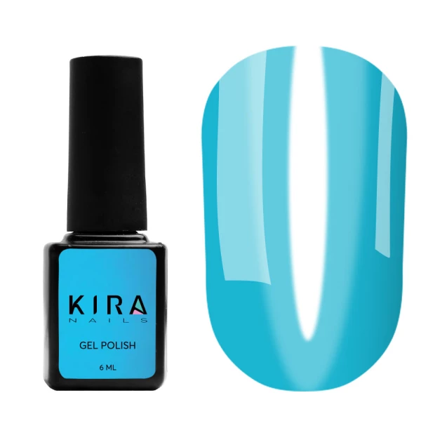 Гель-лак Kira Nails Vitrage №V05 (зелений, вітражний), 6 мл