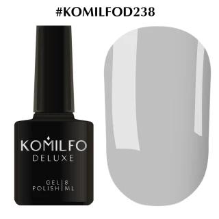 Gel polish Komilfo Deluxe Series No. D238 (slightly bluish-gray, enamel), 8 ml