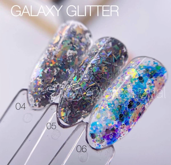 Saga Professional GALAXY glitter №6 8 ml (в баночке)