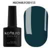 Gel polish Komilfo Deluxe Series No. D155 (dark jade, enamel), 8 ml