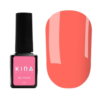 Гель-лак Kira Nails №018 (світлий кораловий, емаль), 6 мл