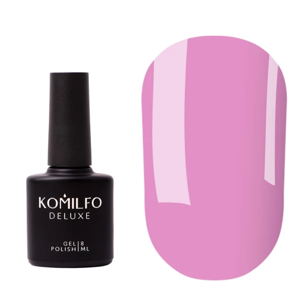 Komilfo Color Base Candy Pink (розово-фиолетовый, полупрозрачный), 8 мл