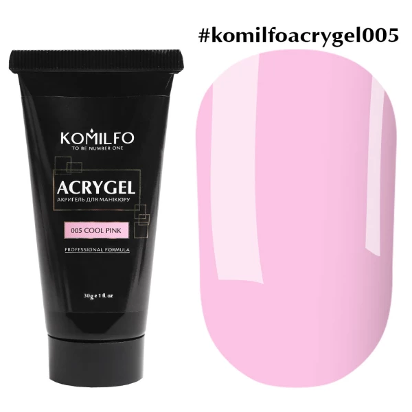 Komilfo AcryGel 005 Chłodny Róż, 30 g