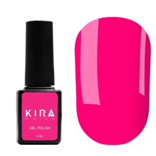 Гель-лак Kira Nails №165 (червоногарячий, емаль), 6 мл