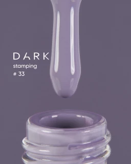 Lakier do stemplowania DARK nr 33, 10 ml (szary)