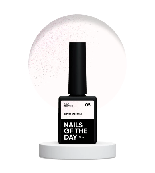 NAILSOFTHEDAY Cover base Milk shimmer №05, 10 ml