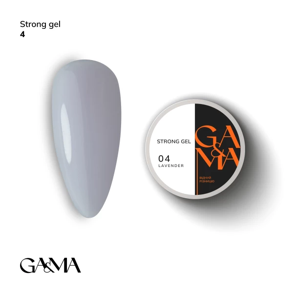 GA&MA Strong gel 004 Lavender, 30 ml