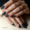 Gel polish Komilfo Deluxe Series No. D001 (black, enamel), 8 ml