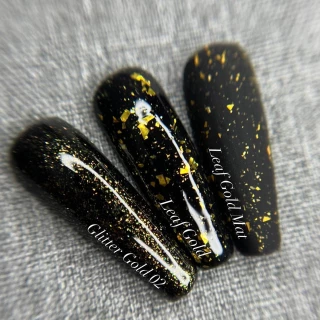 MOON FULL TOP Leaf gold mat 8 ml (без липкого слоя)