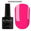 Gel polish Komilfo DeLuxe Series No. N002 (bright pink, neon), 8 ml