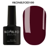 Gel polish Komilfo Deluxe Series No. D100 (twilight marsala, enamel), 8 ml