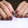 Gel polish Komilfo Deluxe Series No. D094 (bright plum with shimmer), 8 ml