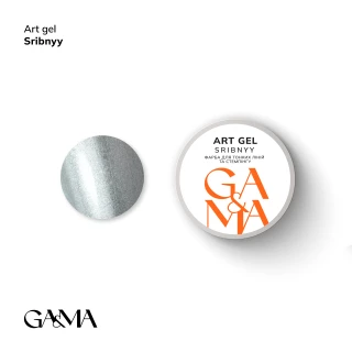 Ga&Ma Art gel Silver, 5 g