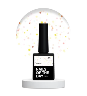 NAILSOFTHENIGHT Top Opal №01, 10 мл