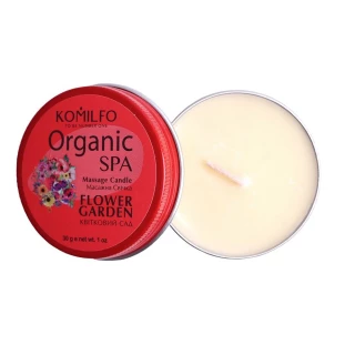 Komilfo Massage Candle - Flower Garden, 30 g