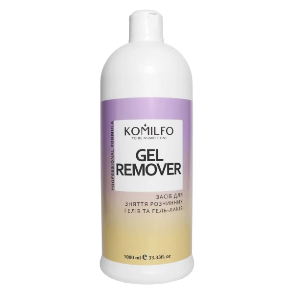 Komilfo Gel Remover – средство для снятия soak off гелей и гель-лаков, 1000 мл