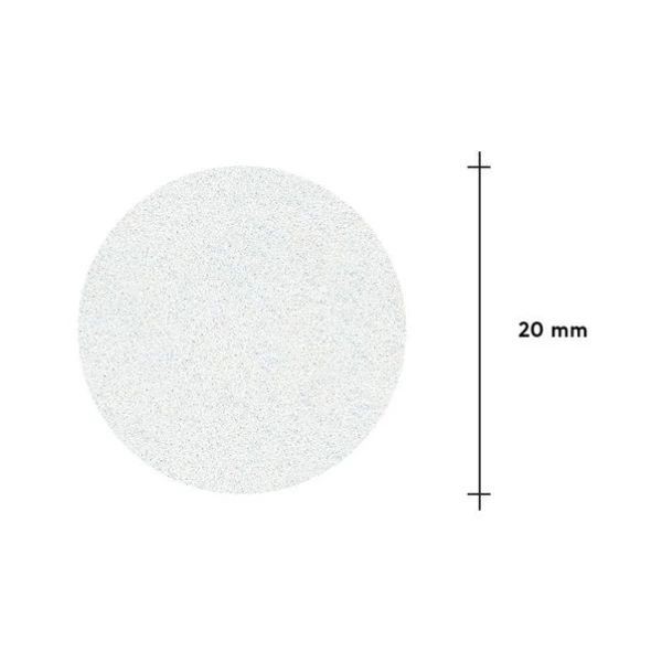 Replacement files white on a soft base for the pedicure disk PODODISC STALEKS PRO M 240 grit (50 pcs.)