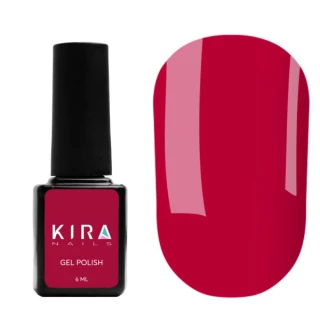 Гель-лак Kira Nails №040 (темно-червоний, емаль), 6 мл