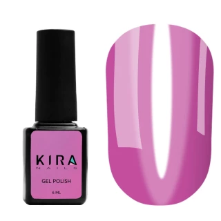 Gel polish Kira Nails Vitrage No. V13 (pink, stained glass), 6 ml