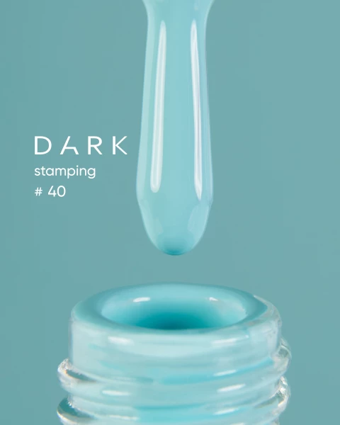 Lakier do stemplowania DARK nr 40, 10 ml (Tiffany)