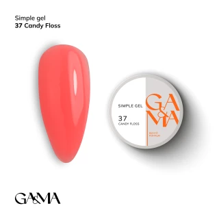 Ga&Ma Simple gel 037 Кенді Флос, 15 ml