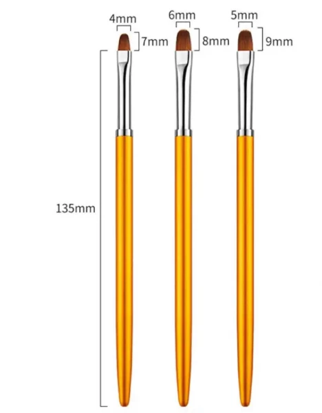Pędzel do żelu 5*9 mm