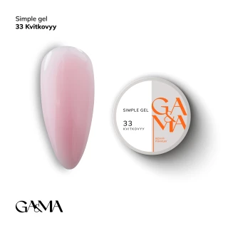 Ga&Ma Simple gel 033 Квітковий, 15 ml