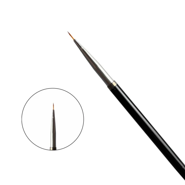 Paint brush black 7 mm