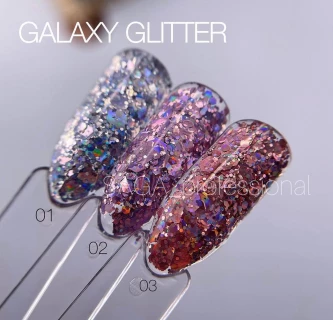 Saga Professional GALAXY glitter #1 8 Ml (in A jar)