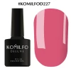 Gel polish Komilfo Deluxe Series No. D227 (pink-coral, enamel), 8 ml