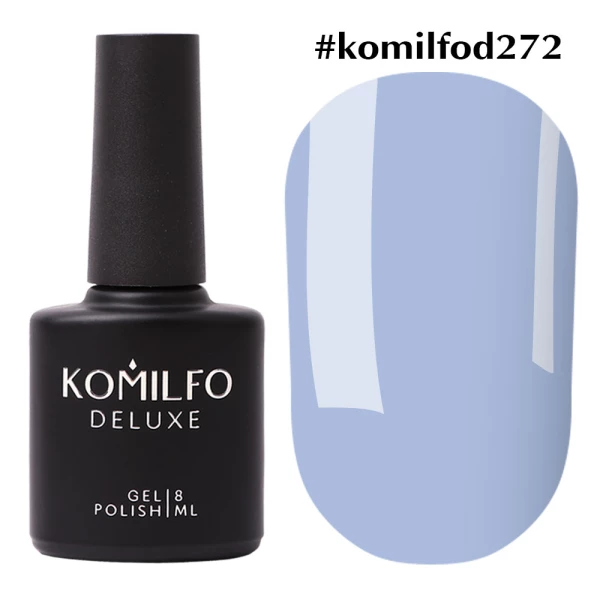 Lakier hybrydowy Komilfo Deluxe Series nr D272 (jasna lawenda, emalia), 8 ml